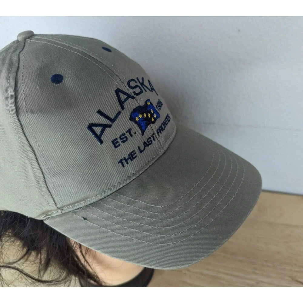 Alaska The Last Frontier Est 1959 SnapBack Hat Alaskan Outfitters. Ketchikan AL‎